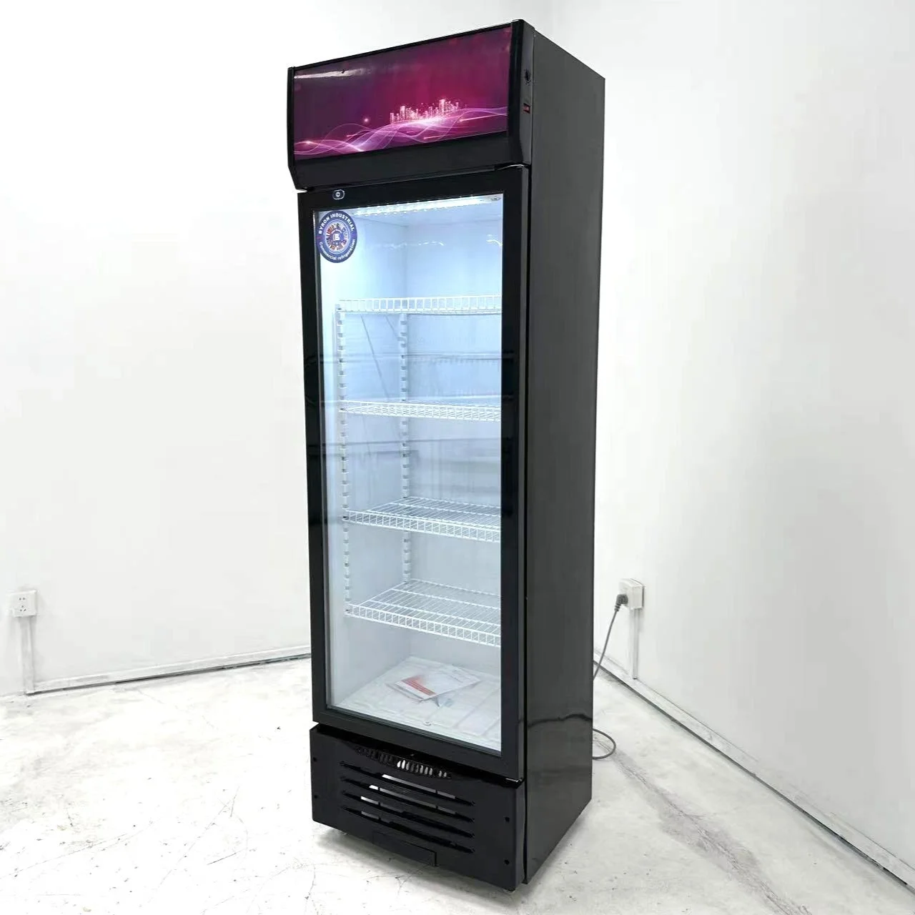 Глобальная оптовая продажа Холодильный шкаф для хранения свежих напитков вертикальная морозильная камера супермаркетов