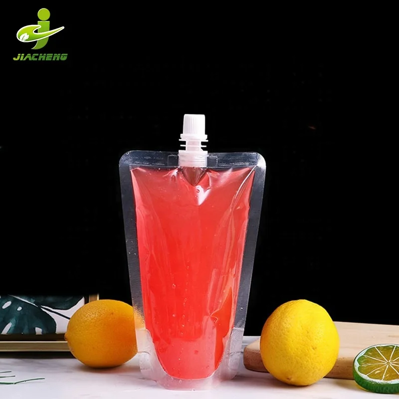 Halloween large drink filling avec bec yaourt sacs d emballage pour jus fruta chupete bolsa jiuce / blended fruits honey pouch