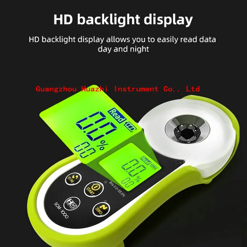 HM Digital SCM-1000 Digital Handheld Brix Refractometer Fruit sugar meter Concentration Sugar Test Tool Fruit sweetness meter