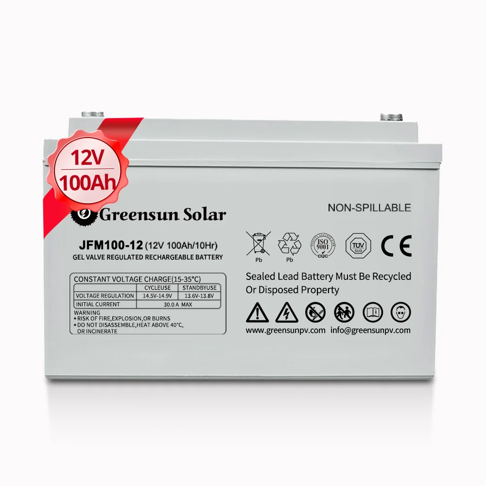 Solar Gel Battery 12V 300ah 200ah 100ah Solar Energy Storage Batteries for Home System