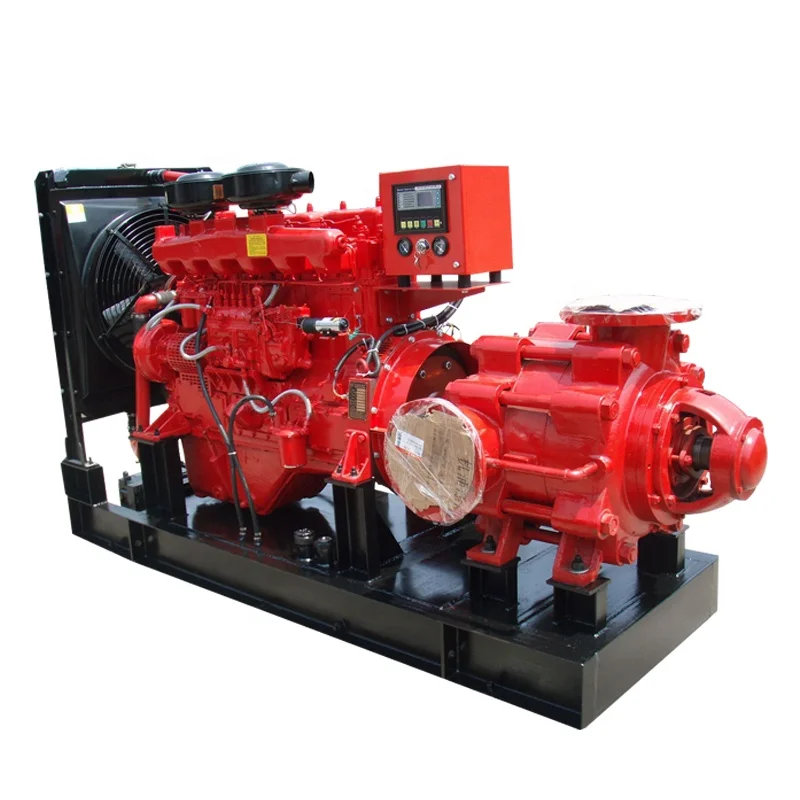 Farm Irrigation Centrifugal Horizontal Multistage Water Diesel Engine Driven Pump