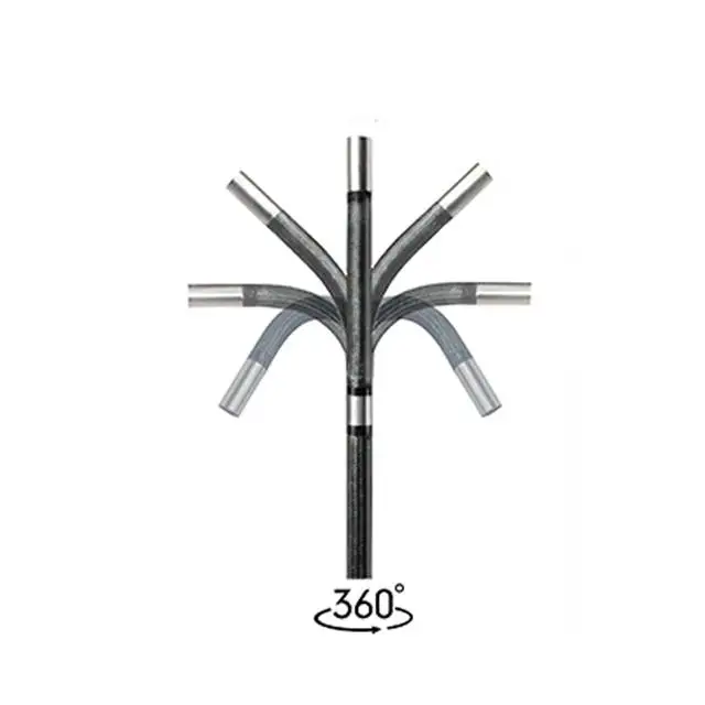720P High Resolution Camera Portable Snaked Borescope with 1.5M Testing Cable 360 Degree Rotation 5 inch LCD