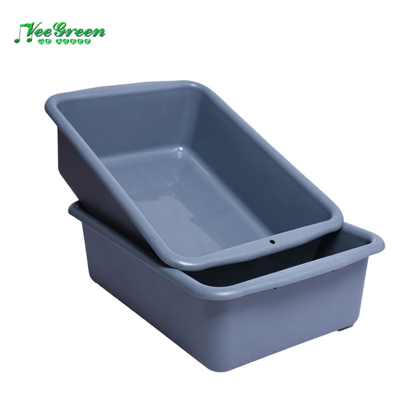 Grey Baggage Handling Plastic Airport Tray for Security Inspect