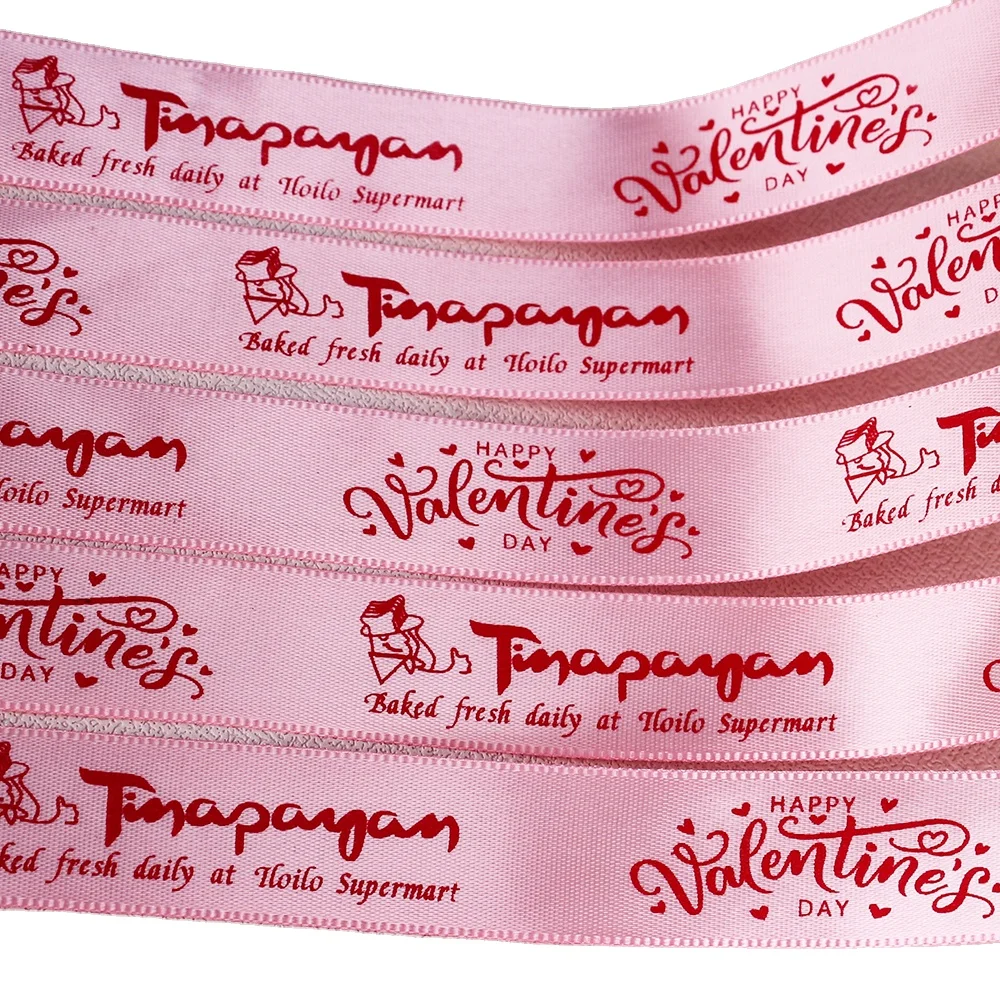 Wholesale Grosgrain Ribbon supports print and logo customization wedding dress accessories party decorations  white ribbon