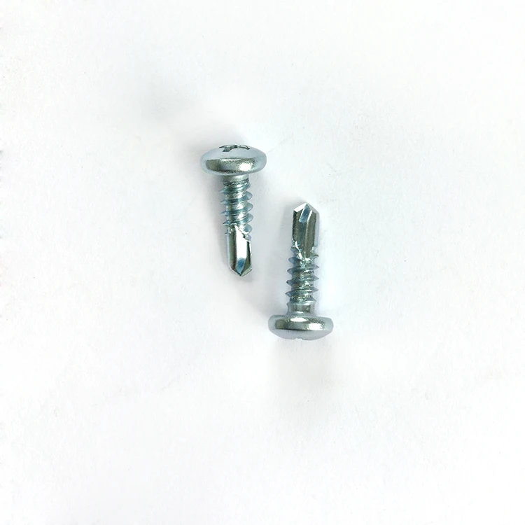 Factory buy bulk  screws zinc galvanized pan head self tapping /drilling screw for wood metal