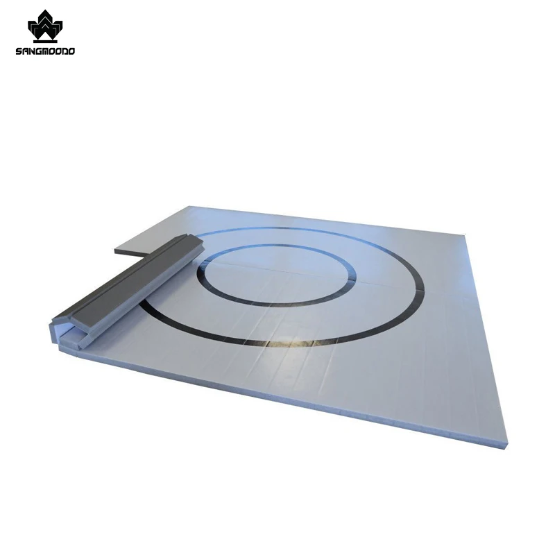 Durable 2 2.5 3 4 5cm thick flexible rollable surface bonded wrestling grappling Jiu Jitsu rollout mats