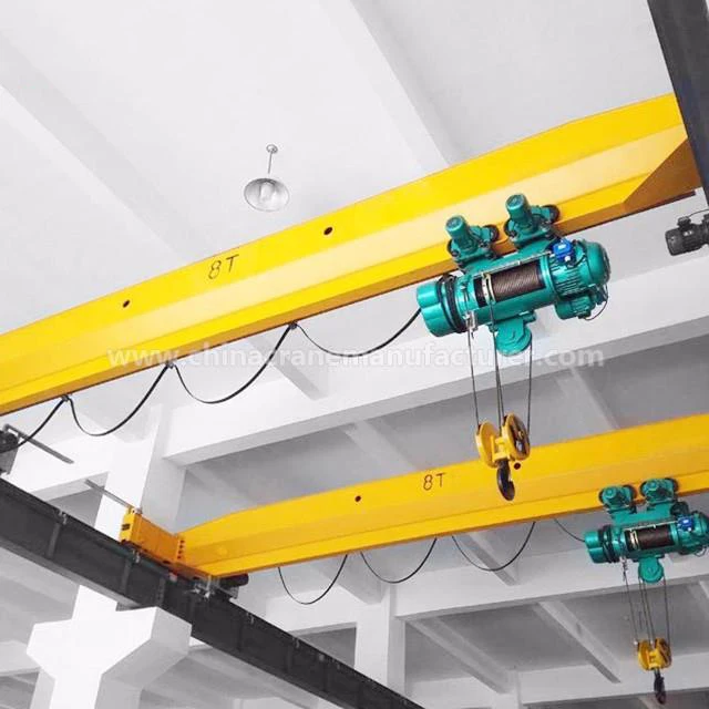 Sinokocranes China Supplier LDA 5t 10t 15t 20t Single Beam Bridge Overhead Crane With CD MD Electric Hoist