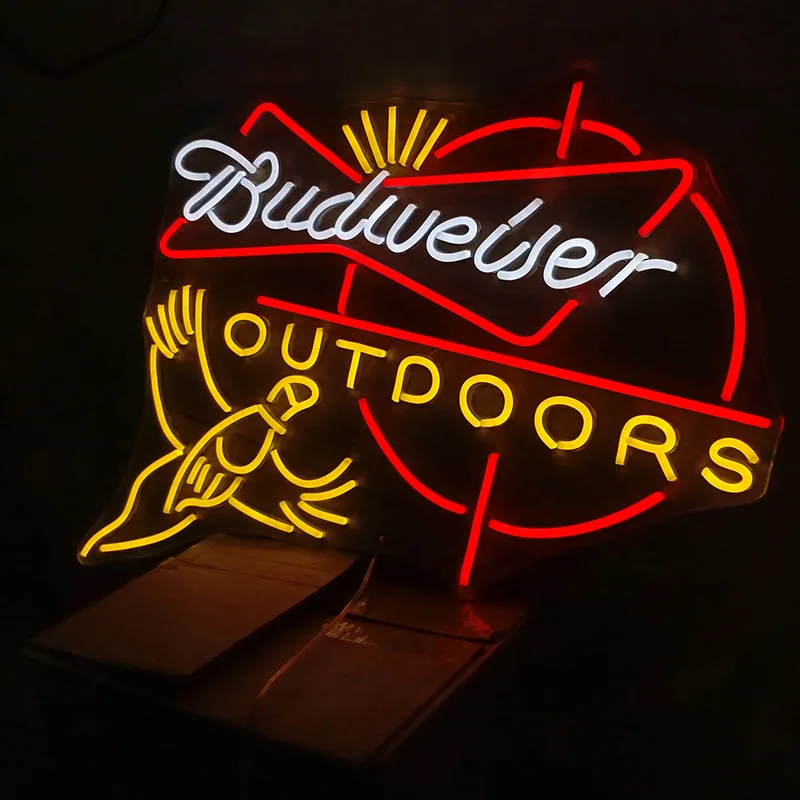 Drop Shipping Custom Logo Neon Light UV Printed Custom Neon Sign Business Logo Neon Name Sign Advertising Board