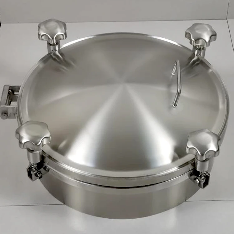  Sanitary Food Grade Stainless Steel Cover Tank Pressure Manway