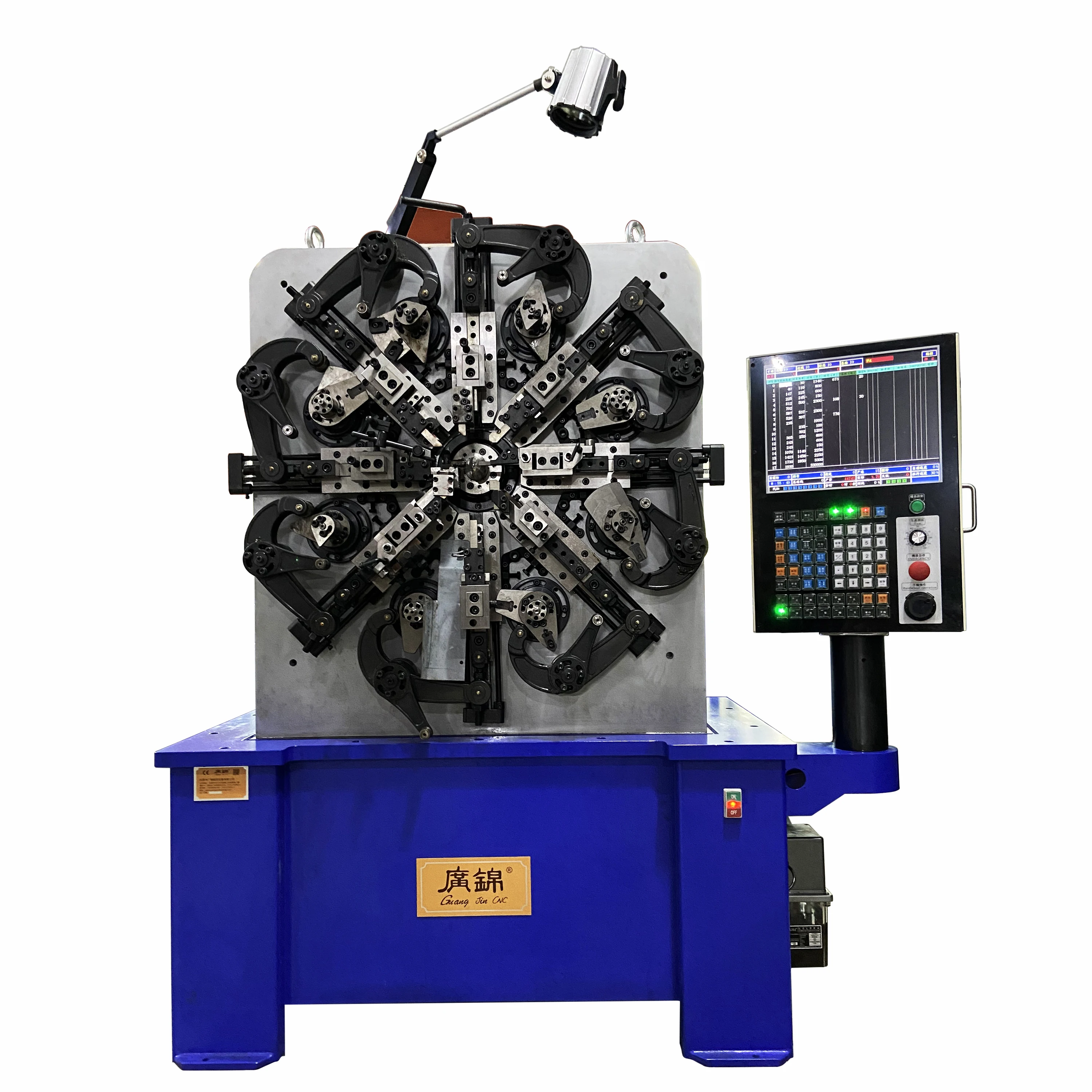 Automatic Torsion Spring Coiling Machine 4 Axis 5mm CNC Spring Zigzag Forming Machine For British Hook Extension Spring