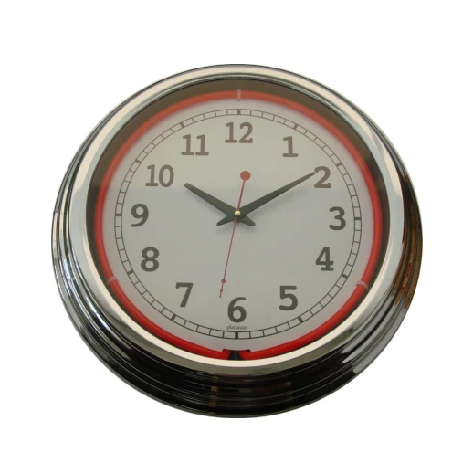 wholesale china factory price 18inch neon clock double light