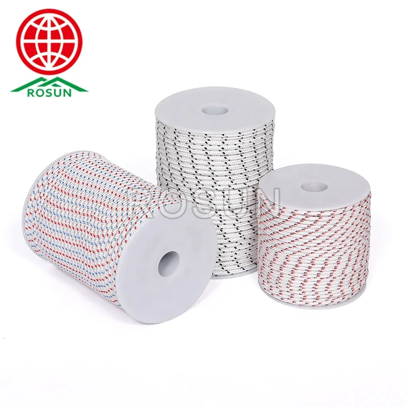 Good Quality Security Gasoline Machine Chainsaw Parts Polyester Braided Recoil Starter Rope