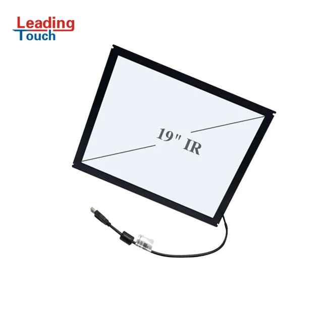 LeadingTouch Factory Direct Sales 19 inch High Quality IR smart interactive infrared touch screen frame 10 Points