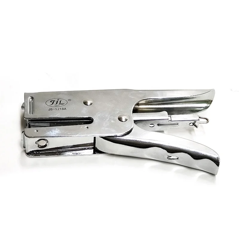 metal Plier Stapler For Home Office School All Metal Mechanism Stapler Handheld Metal Stapler