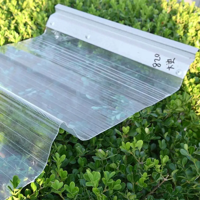 1mm 2mm thickness FRP transparent roof sheets fiber-reinforced polymer skylight roofing tile for warehouse and green house
