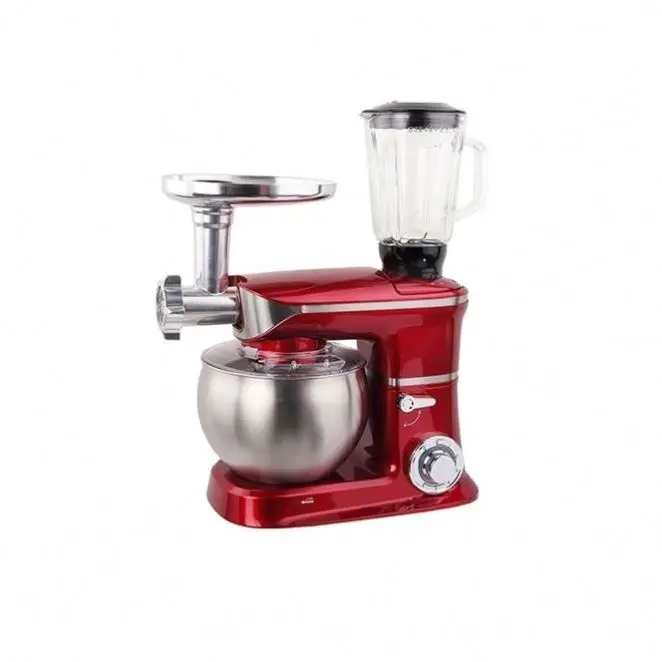 5L Professional Good Quality Stand Mixer 3 In 1 Food Cooking Blender Meat Grinder All One Kitchen Robot Machine
