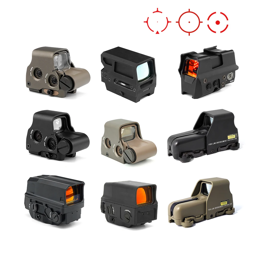 SPECPRECISION Latest Version High Mount Reflex Red Dot Sight Multiple Reticles Optics Scope with NV Function For Hunting Scope