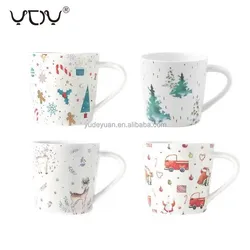 Американская утолщенная большая емкость, Золотая Рождественская керамическая чашка для завтрака с изображением снеговика, кофейная вода, креативный подарок, рождественские кружки оптом