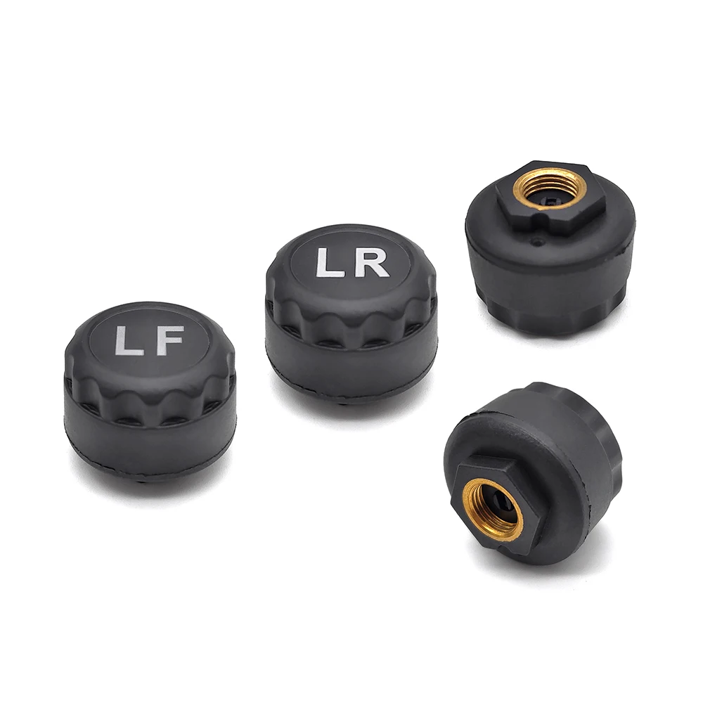 Car TPMS Tire Safety Monitoring System Solar Power Digital LCD Display Auto Security Alarm External Tyre Pressure Sensor