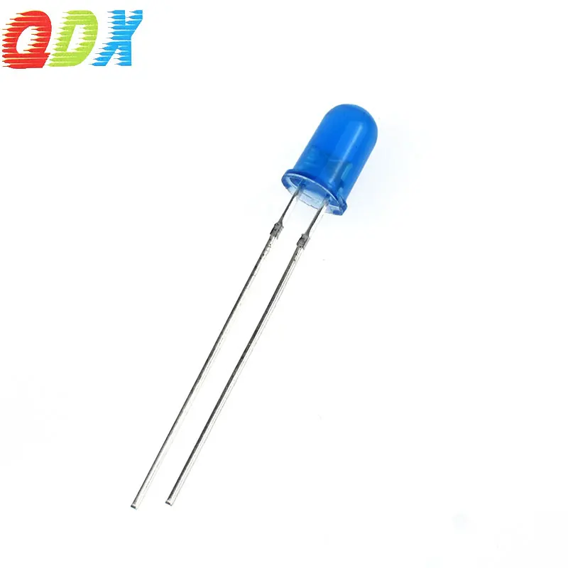 Factory sales low power consumption led diode 5mm blue diffused super bright led diode led encapsulation series1000pcs/bag