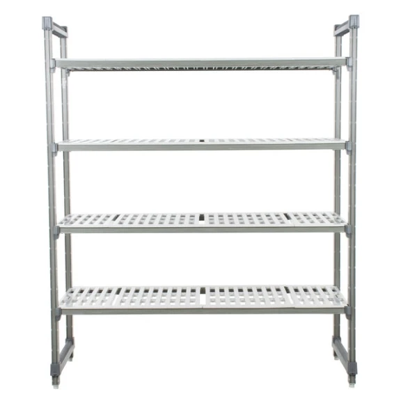 Cambro Elements Plastic 4 Tiers Kitchen Storage Shelving Commercial Rack Restaurant Kitchen Food Storage Rack