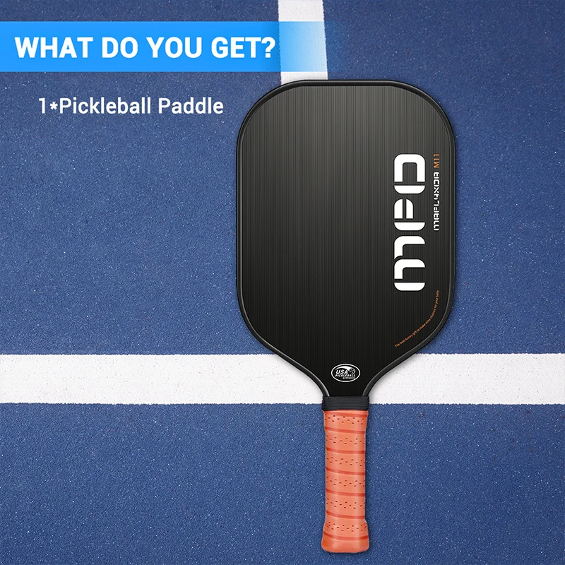 Carbon fiber pickleball paddle new design pickleball racket fabric carbon fiber pickleball paddle