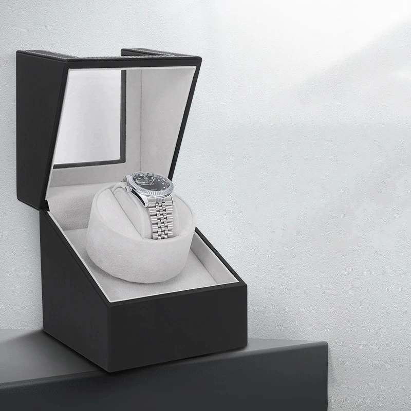 Watch Winders For Automatic Watches Global Universal Plug PU Leatherwear Watch Box Super Silent Motor No. 5 Battery Can Be Used