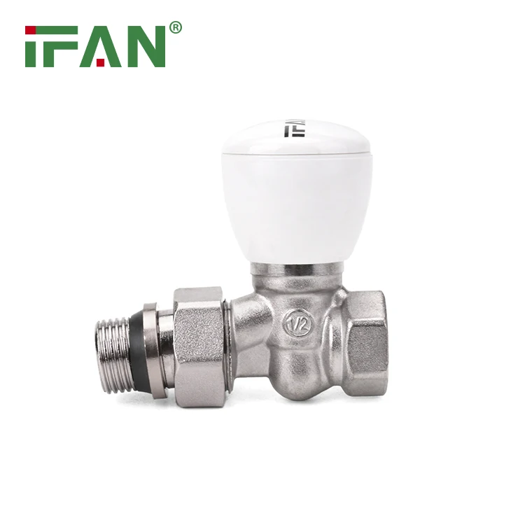 IFAN High Pressure Radiator Valves Brass 1/2 3/4 Inch Thermostatic Radiator Valve Water Control Radiator Valve