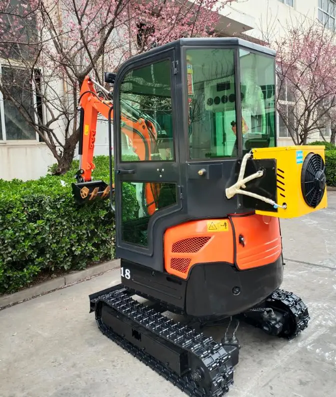 Free Shipping EPA Excavator 1.8 Ton Kubota Engine Crawler Digger Farm Minibagger 1 Ton Mini Excavator Machine For Sale
