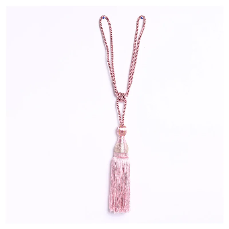 Home Decor Luxury Curtain Accessories Macrame Curtain Tassel Tiebacks Decorative With Hanging Ball