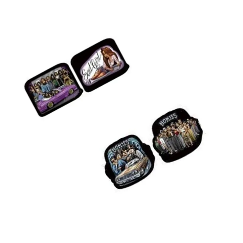 13CM Comedy funny movie 3D flip sport decals cool homie sticker