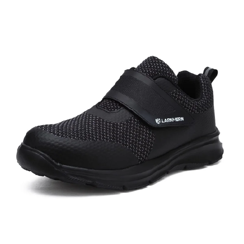 LARNMERN Men Lightweight Steel Toe Safety Shoes Puncture-proof Work Shoes Industry Construction Shoes SBP