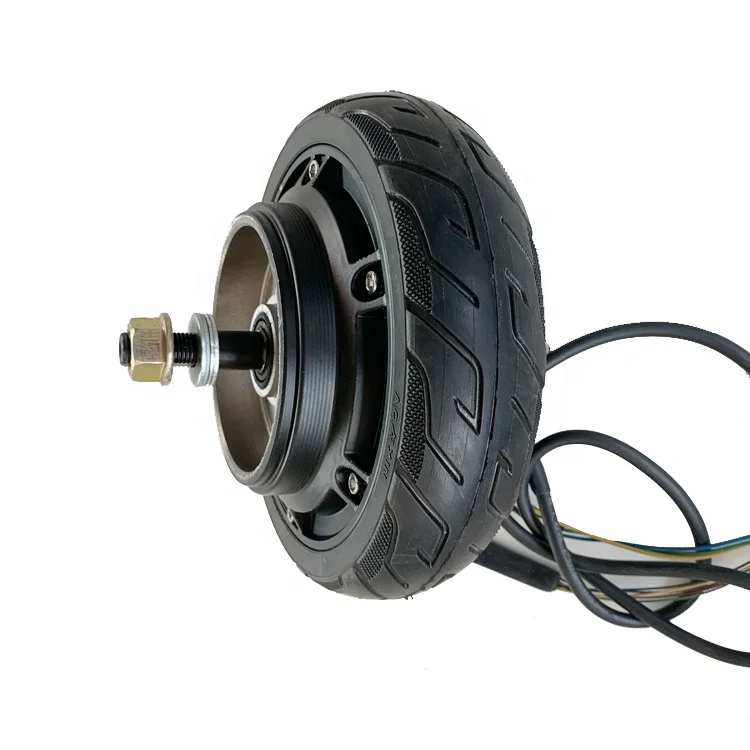 China factory direct sale 6.5 inch 6.5x2 8.5' 8.5x2 10 inches 10x2.50 motor wheel 6.5 inch front and rear wheel for sale