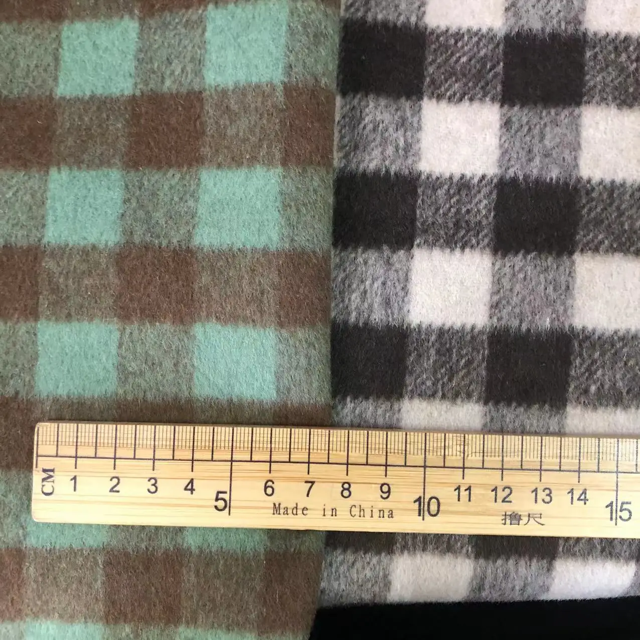 50 Wool Polyester 900g/m Double Sided Short Shun Manufacturer Shipment square Style Fabric