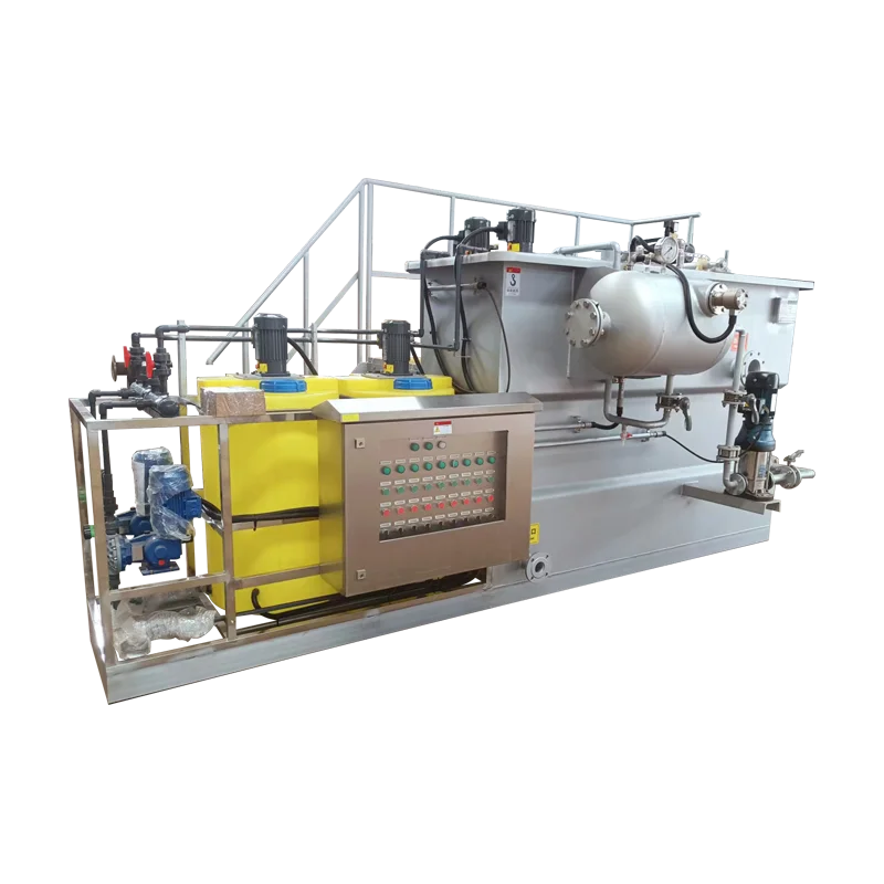 mild steel dissolved air flotation liquid wastewater treatment daf unit