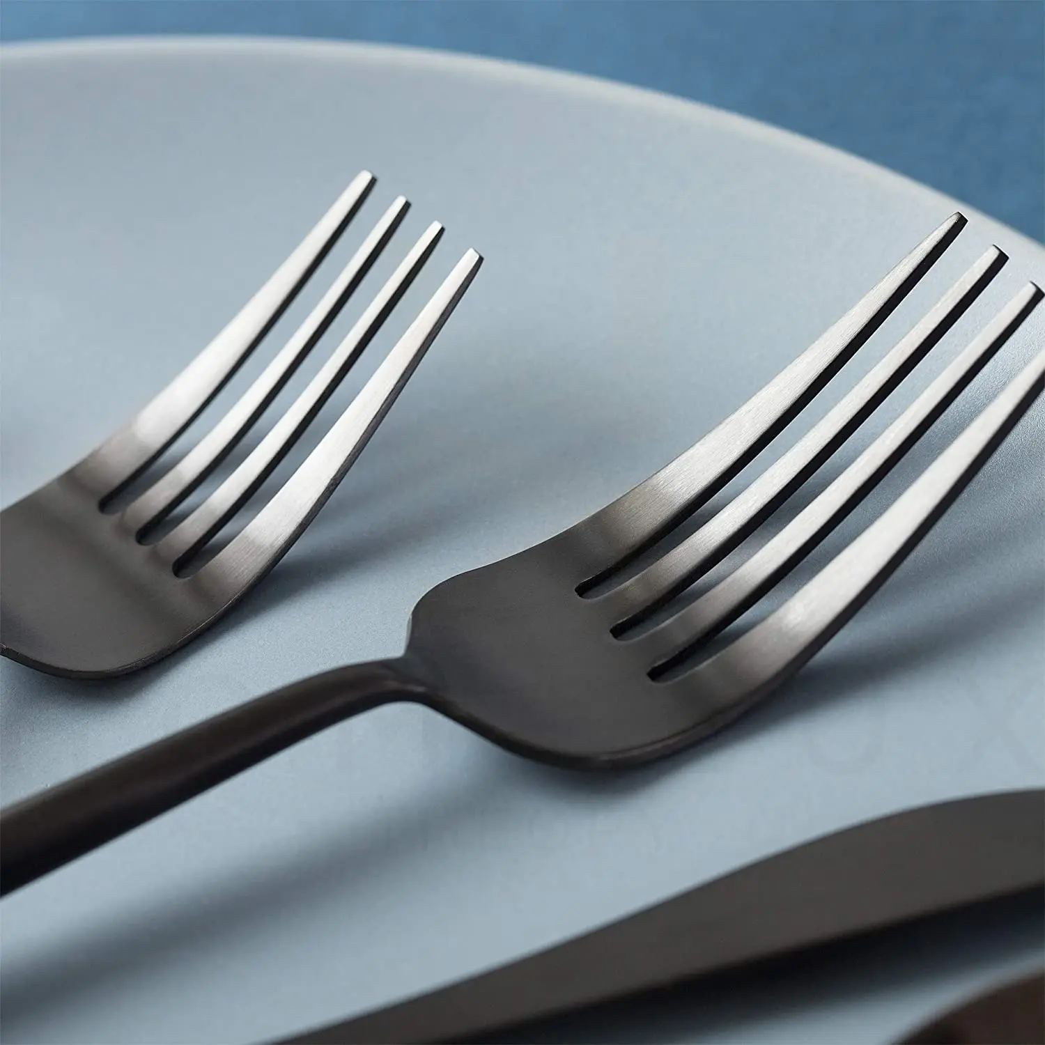 Restaurant Cutlery Set Wedding Cutlery Black Matte Chopsticks Spoon Set