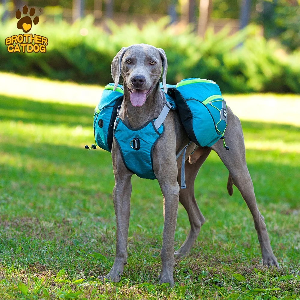 Factory price pet dog harness backpack  pet travel bag breathable dog transport products