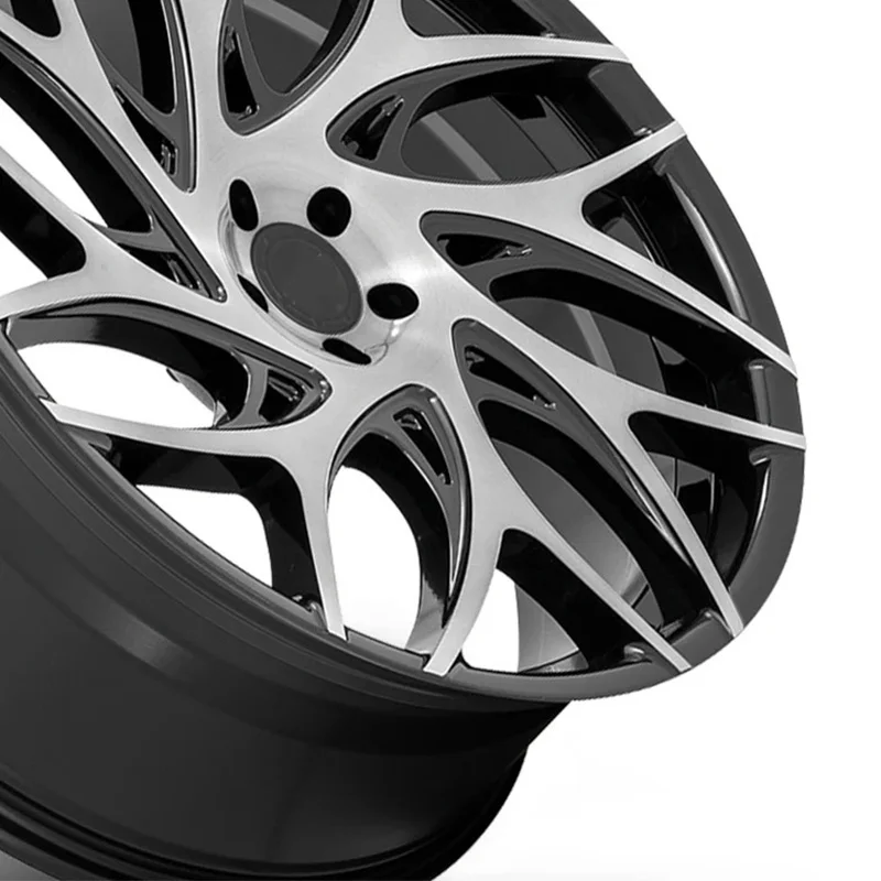 Forged Wheels 17 18 19 20 21 22 23 24 Inch Black Brushed Polished Concave Spokes Alloy Wheel Suitable For Passenger Car Wheels