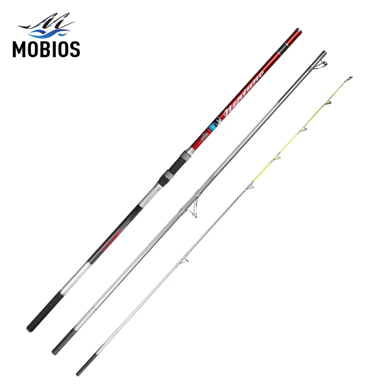 Mobios 3,6 м 3,9 м 4,2 м 3 Раздел углерода Surf Удочка лодка спиннинговая удочка