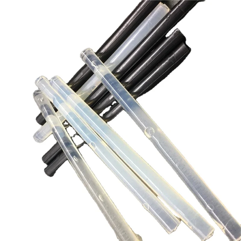 wholesale Black & Transparent Italian Keratin Hot Melt Glue Sticks for Pre-bonded Hair Extensions