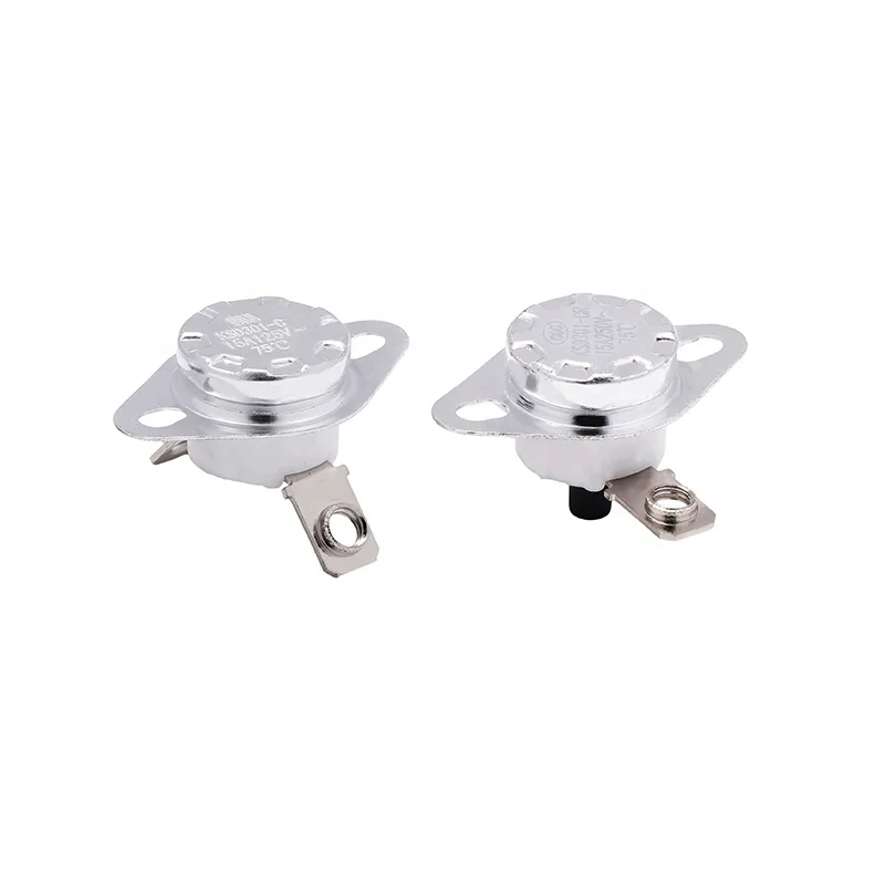 KSD301 Bakelite Thermostat 10A/16A/250V Normally Closed/Opened Temperature Switch for Home Appliance Parts