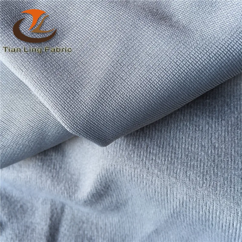 polyester fabricas de tela polar spandex super brushed para ropa