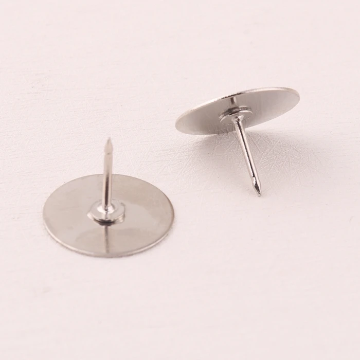 customized 17*12mm brass butterfly clutch back pin for lapel badge