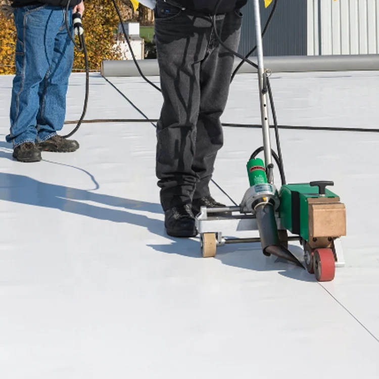 High Strength Flexible 1.0mm 1.2mm 1.5mm 2.0mm PVC Pool Membranes for Building Waterproofing  Project