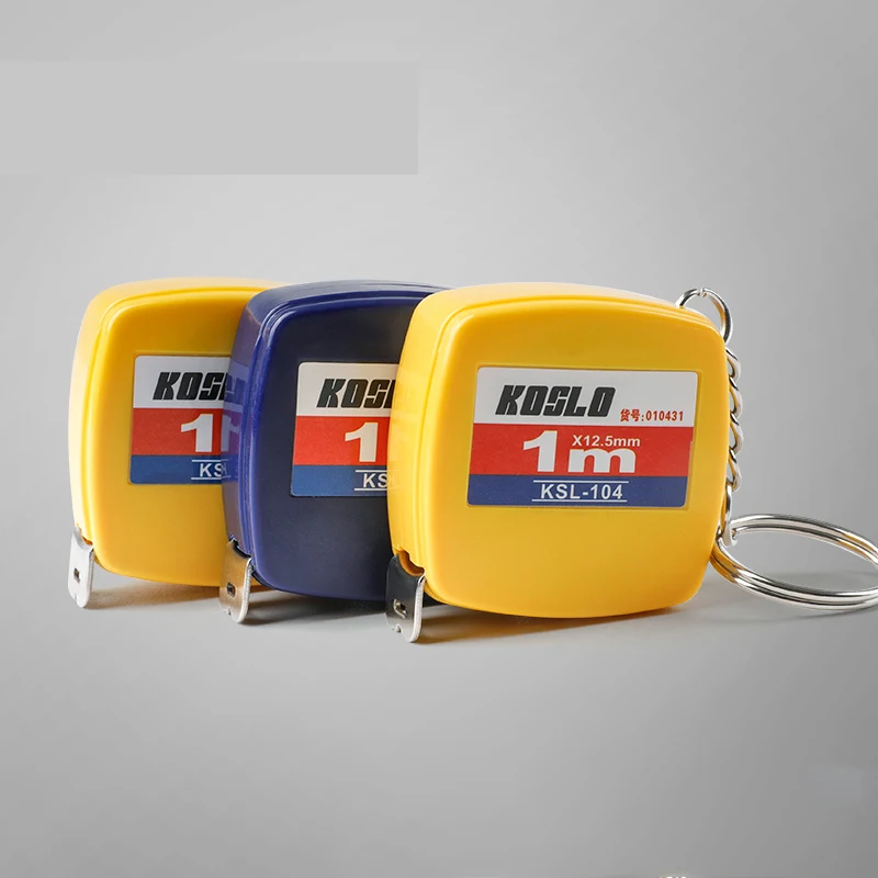 Tape Measure Retractable Measuring Tape Portable 1M Small With Keychain Mini Tape Measure Customized Logo