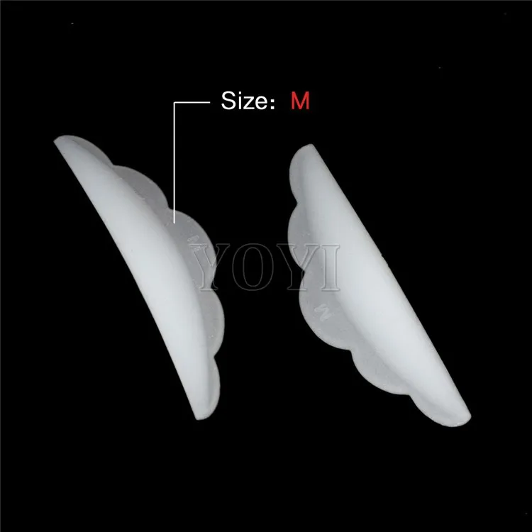 Silicone Self Sticky Lash Lift Shields 5 Different Size Recycling Eyelash Perm Rod On Eyelid