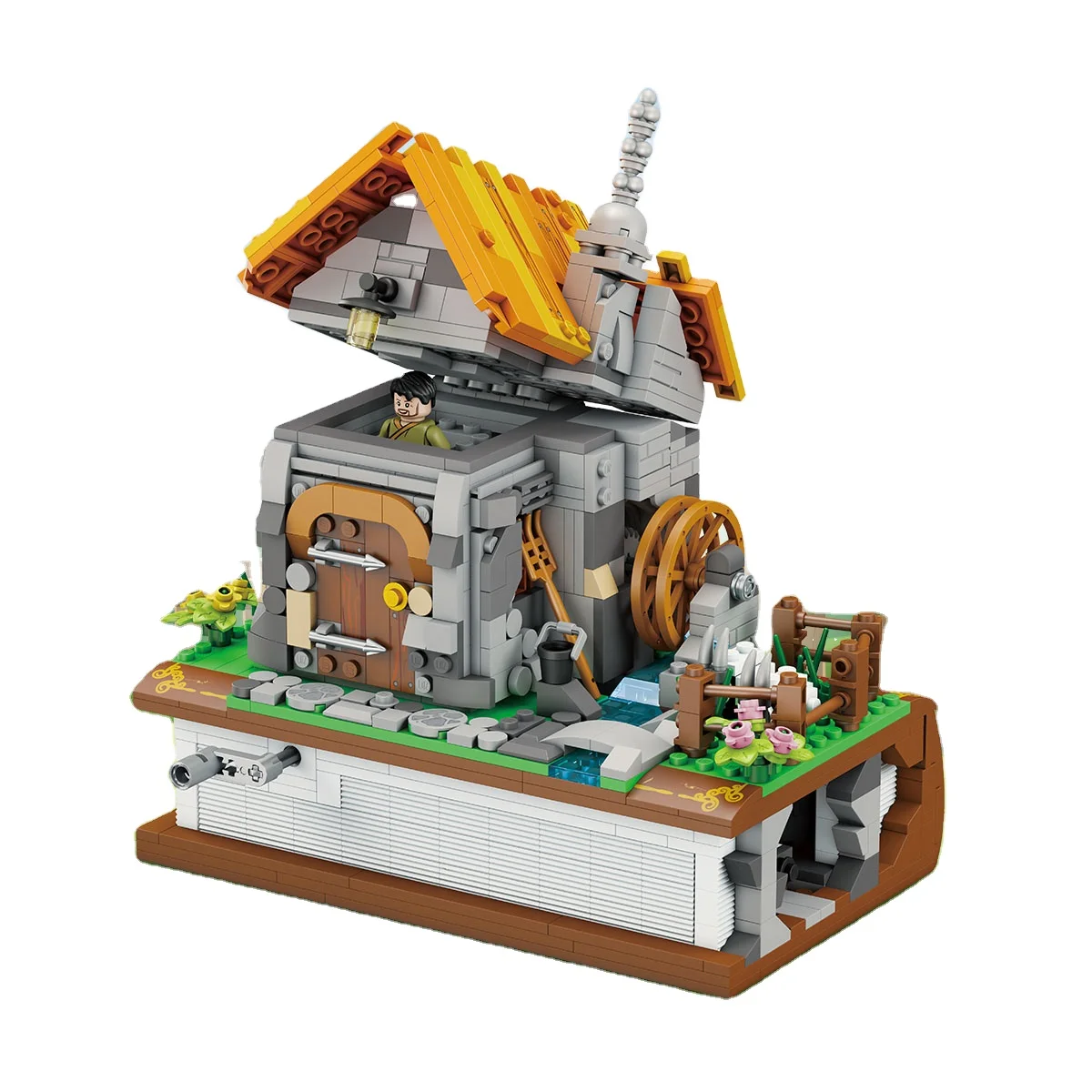 1926 mini bricks particle Chinese fable story mend the lost sheep puzzle education building blocks toys