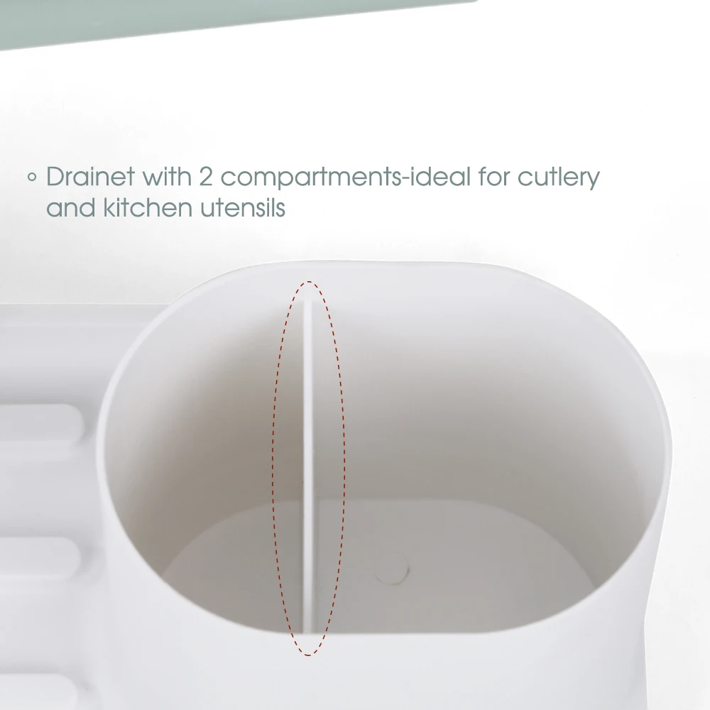 Masthome Kitchen Cleaning Brush Storage Sponge Holder Container Drying Sink Caddy Organizer Storage Holders & Racks Customized