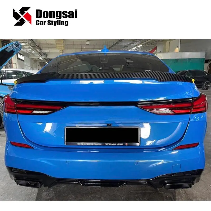For BMW 2 Series F44 Spoiler M235i Add Carbon Fiber M4 Style Ducktail Spoiler Rear Trunk Lip Tail Wing 2019+