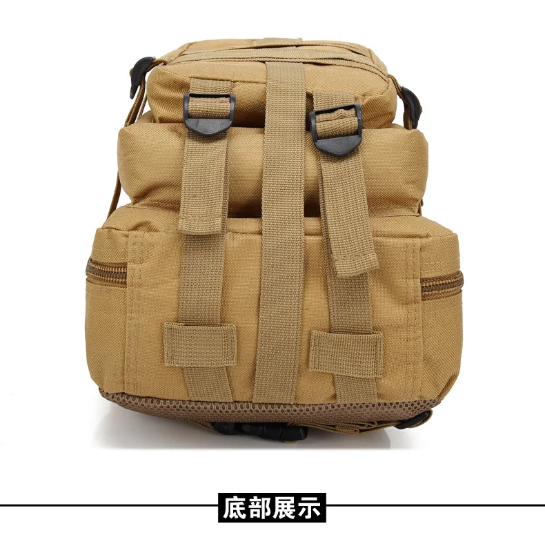 GM Hot Sale Custom Outdoor Sport Waterproof Hiking Survival Bag Black Camouflage Hunting Tactical Backpack